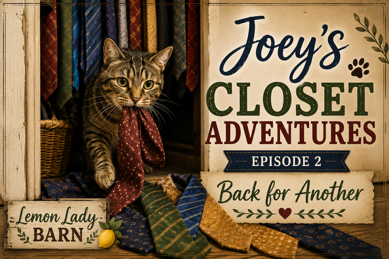 Load video: Mischievous Closet Cat