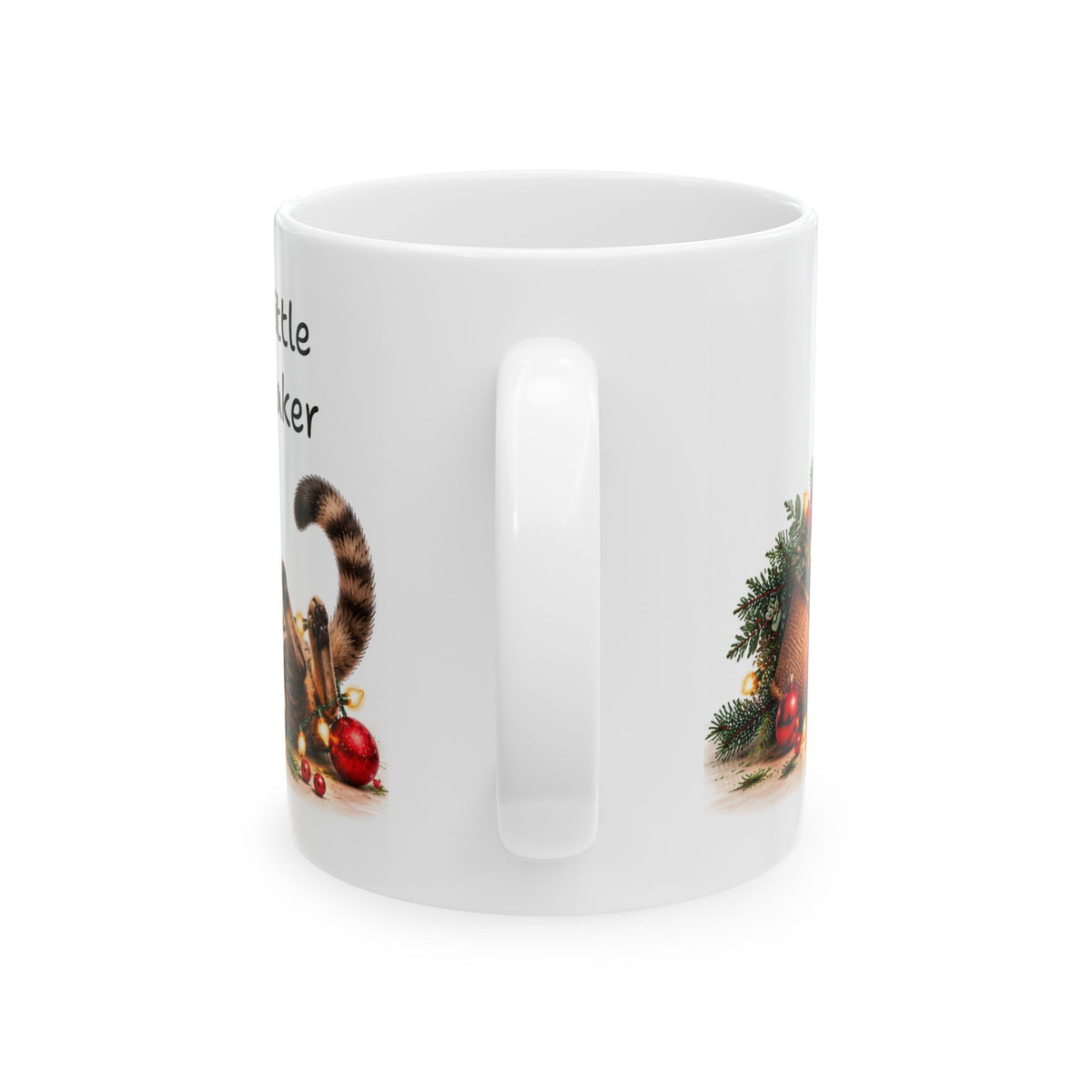 Santa’s Little Troublemaker -Personalized Ceramic Mug