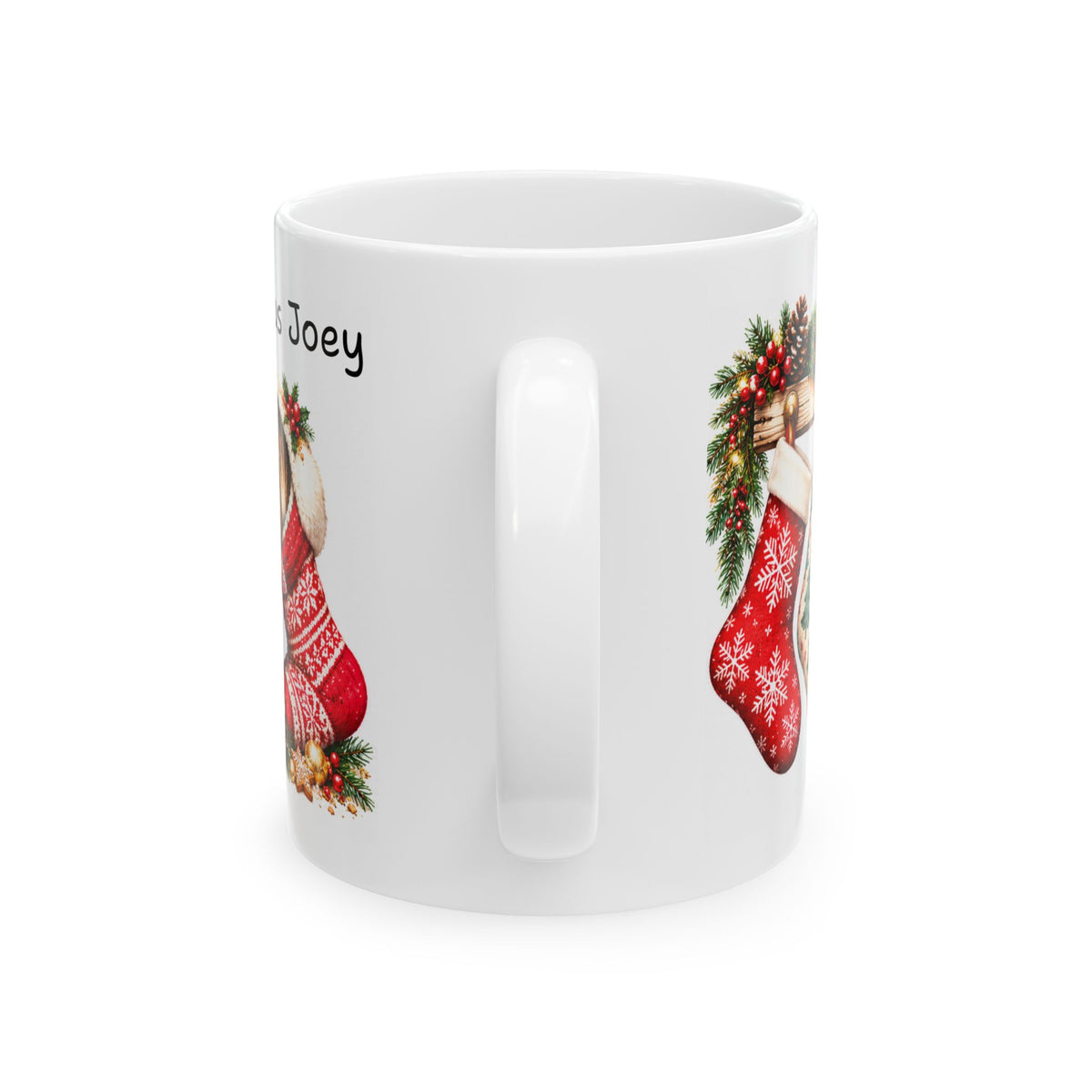 Mischievous Cat Stocking Stuffer - Personalized Ceramic Mug