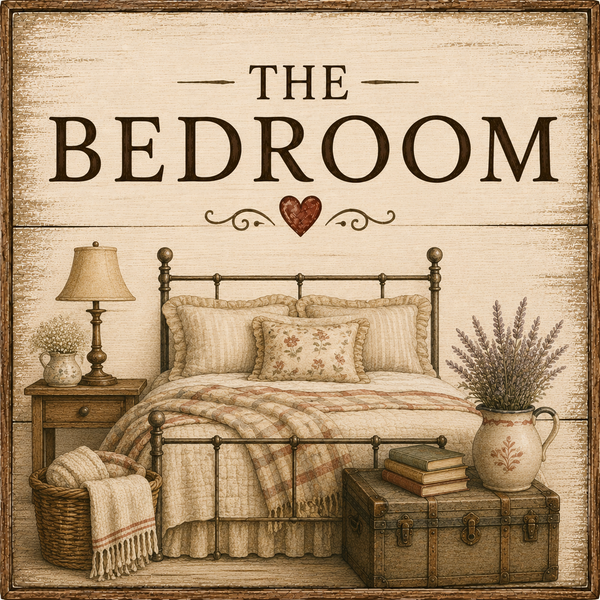 Beds, bedroom furniture, bedding, quilts pillows, blankets, lamps, and bedroom decor.