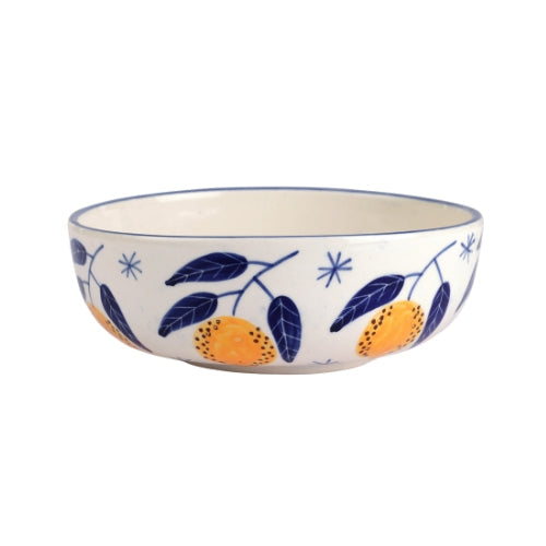 Italian Lemon Bowl, - 2.5x7 Inches