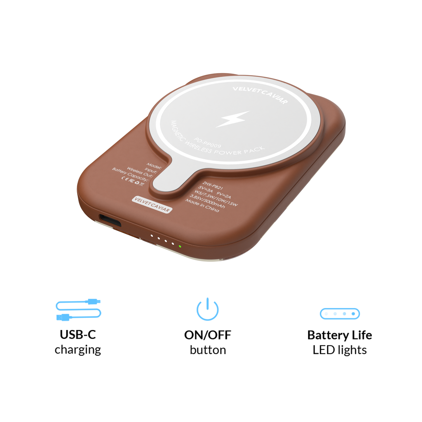 Cocoa Cow MagSafe Battery Power Pack by Velvet Caviar