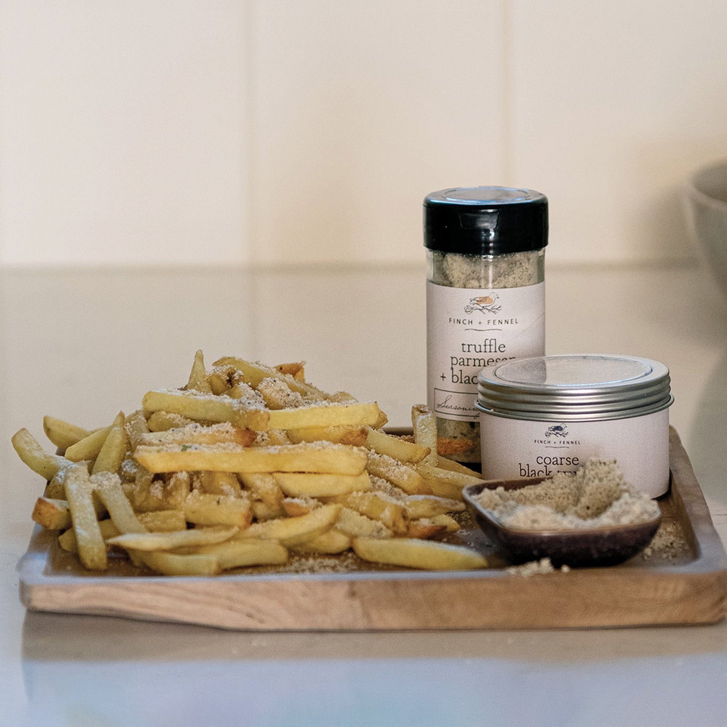 Truffle Parmesan + Black Garlic Seasoning | Finch & Fennel