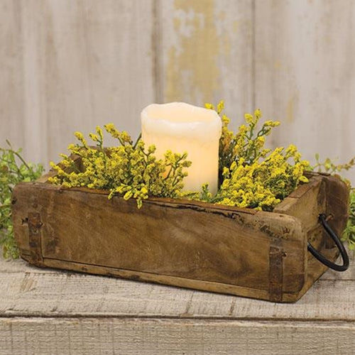 Rustic Brick Mold with Metal Handles