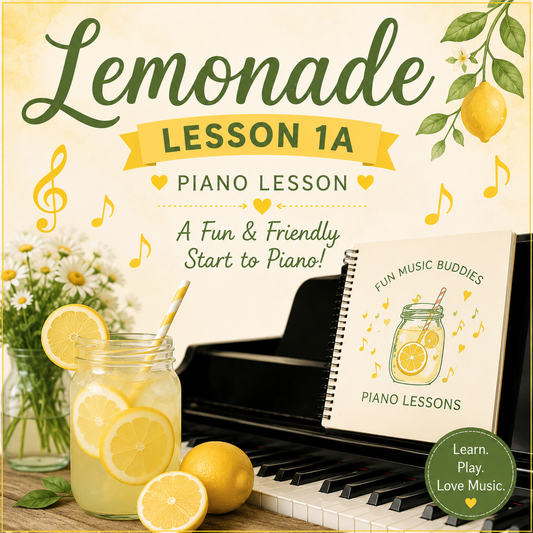 Pre-recorded Piano Lesson #1A -Lemonade
