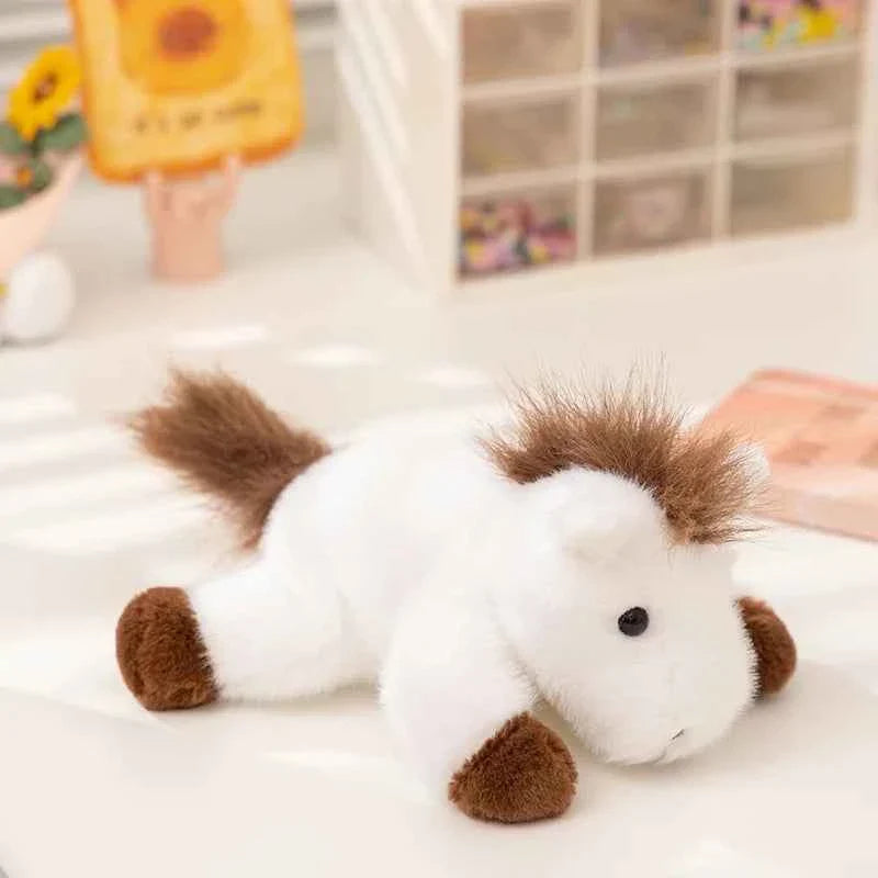 Kawaii Cartoon Plush Wrist Rest Doll (7 in) - Horse, Duck, Cow, Frog Stuffed Animal Office Companion