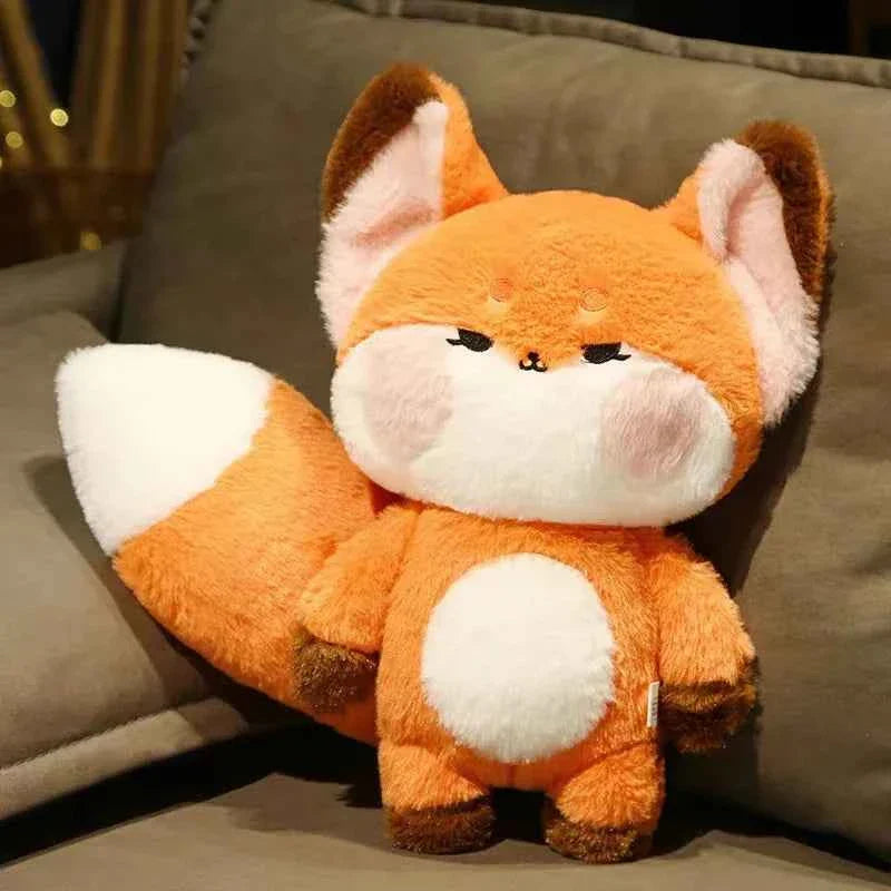 Cute Big-Tailed Fox Plush Toy (23.6/39.4 in) - Soft Stuffed Animal Pillow Gift