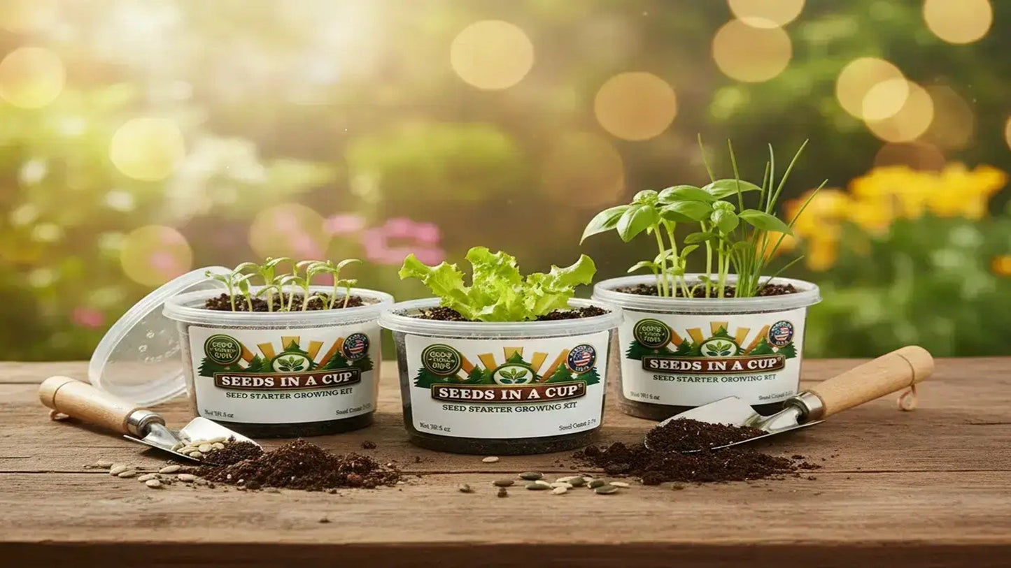 Rhubarb Grow Kit | Seeds In A Cup®