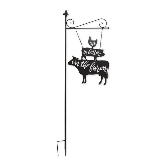 LIFE IS BETTER ON THE FARM GARDEN STAKE