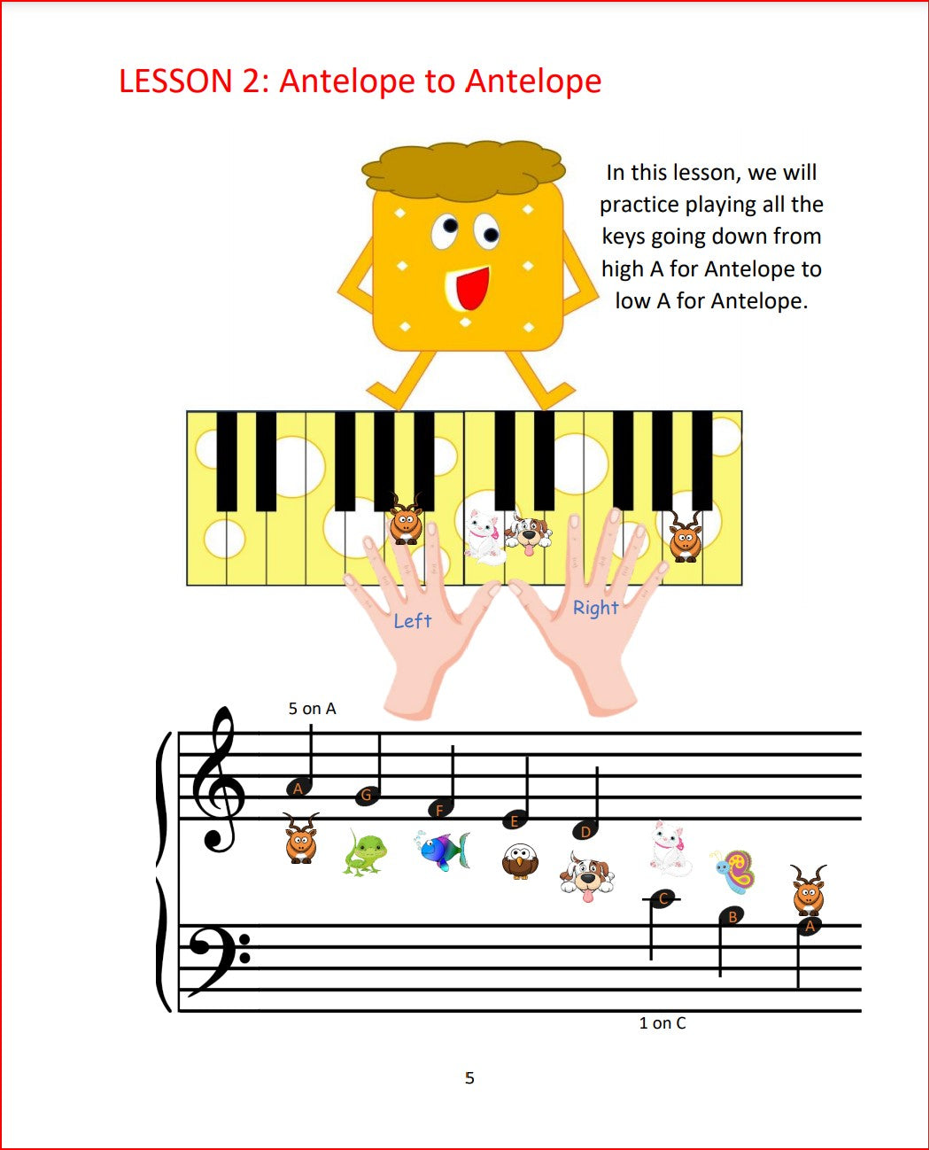 Krackers and Keys: Sing and Play Piano Book