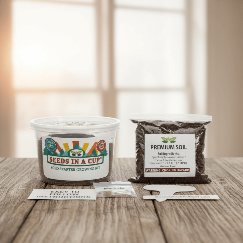 Mustard Greens Grow Kit | Seeds In A Cup®